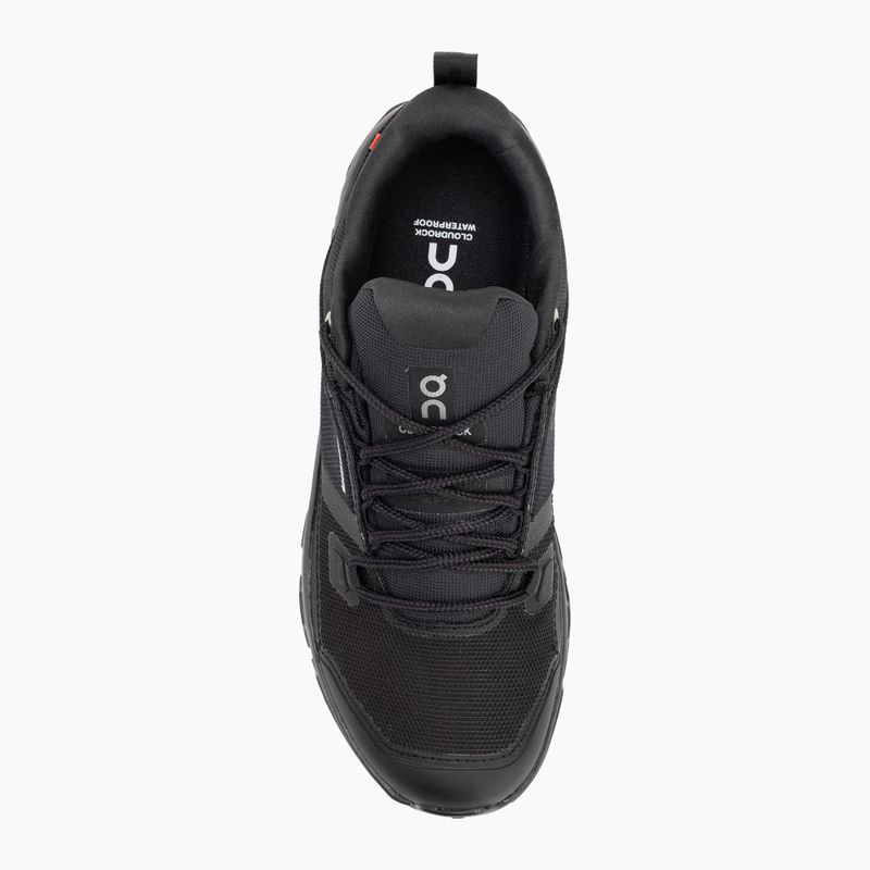Schuhe Damen On Running Cloudrock Low Waterproof black/black 5