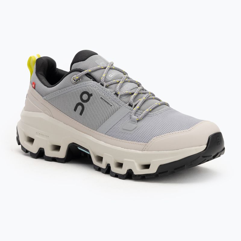 Schuhe Damen On Running Cloudrock Low Waterproof alloy/ice