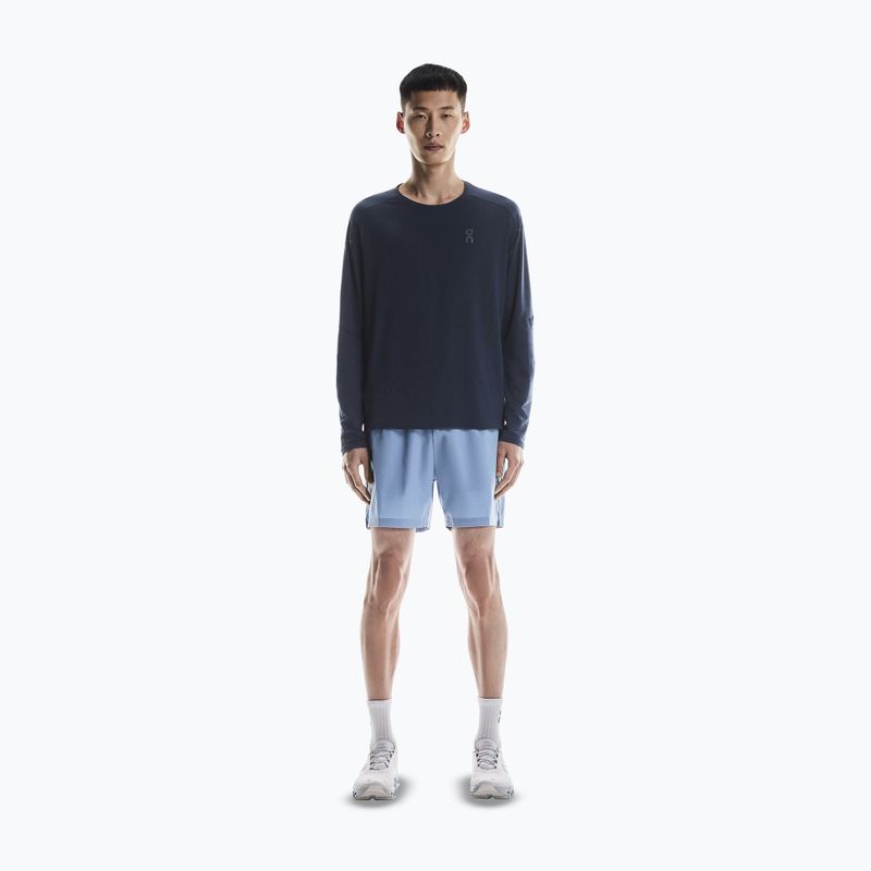 Men's On Performance Long-T navy/schwarz running longsleeve 2