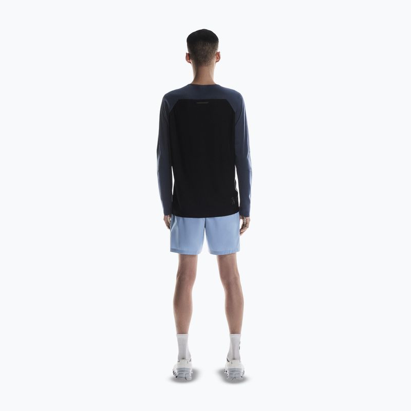Men's On Performance Long-T navy/schwarz running longsleeve 3