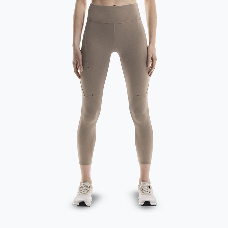 Damen Trainingsleggings On Running Performance Tights 7/8 Asche