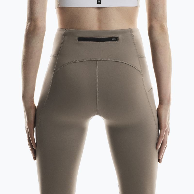 Damen Trainingsleggings On Running Performance Tights 7/8 Asche 7