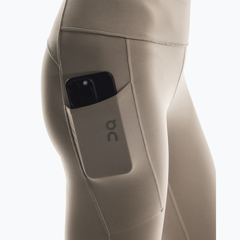 Damen Trainingsleggings On Running Performance Tights 7/8 Asche 8