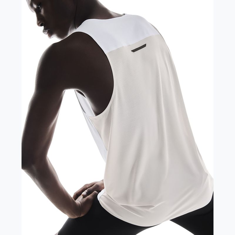 Herren-Laufshirt On Performance Tank white/silver 5