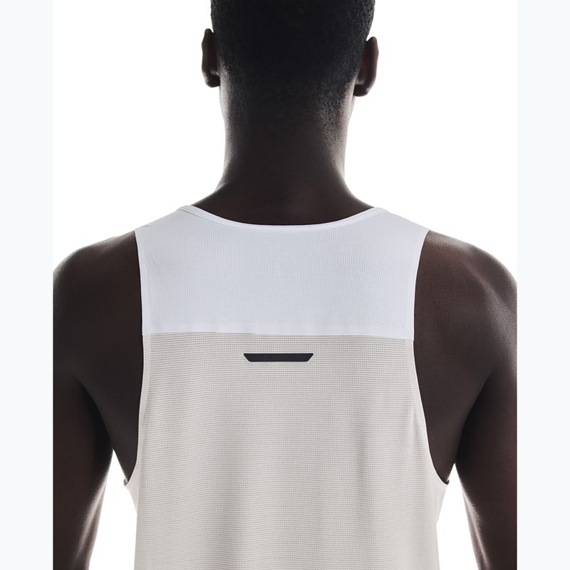 Herren-Laufshirt On Performance Tank white/silver 7