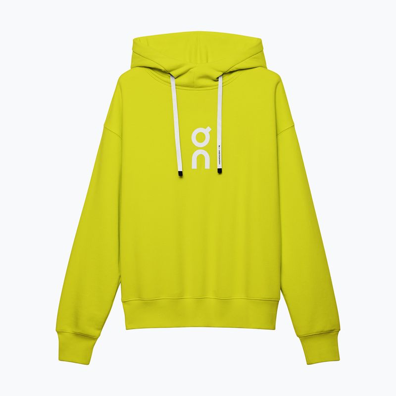 Women's On Running Club Hoodie lime 7