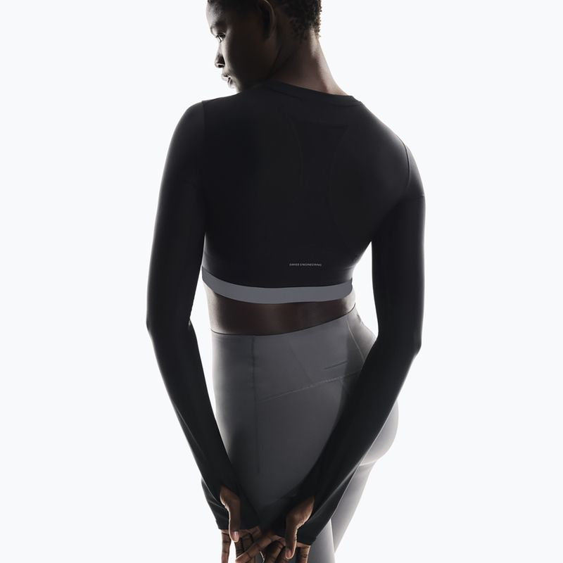 Damen Trainings-Longsleeve On Train Crop black 5