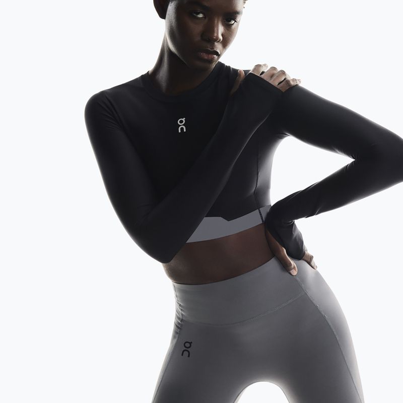 Damen Trainings-Longsleeve On Train Crop black 6