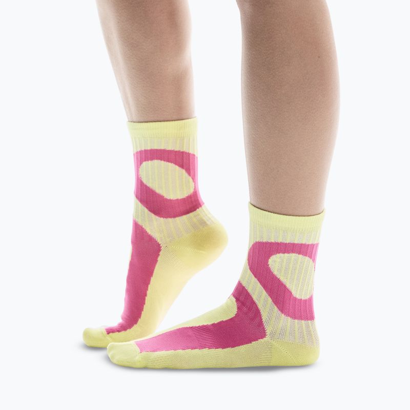 Socken On Liquid Logo High 2 Paar limelight/pink 2