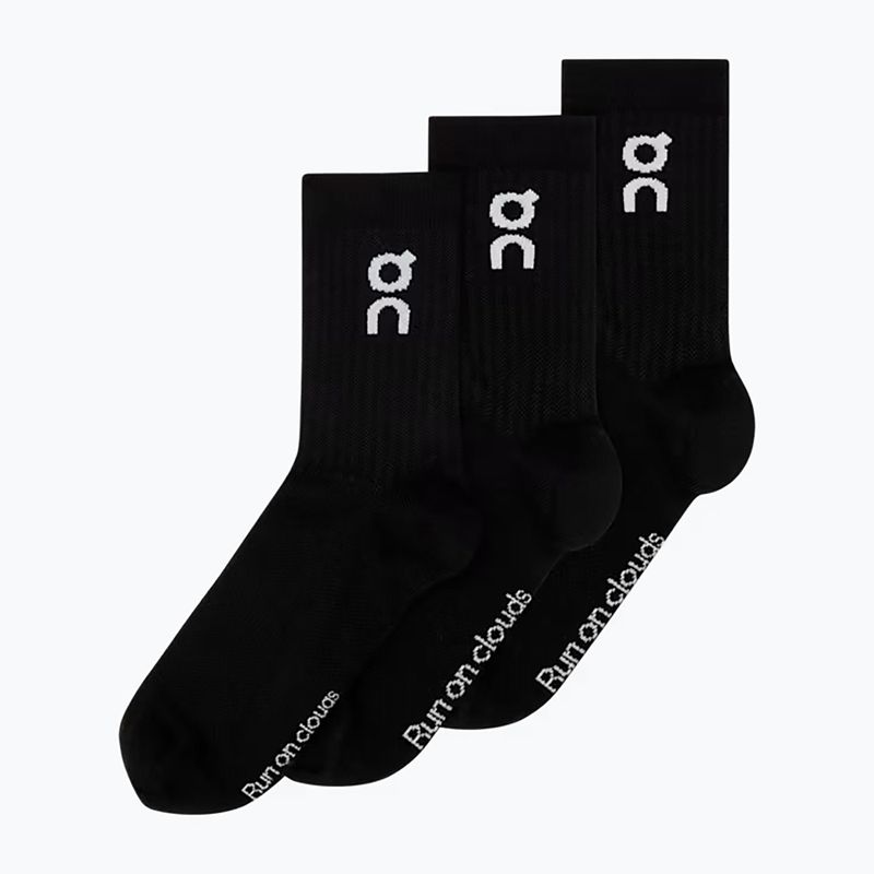 Socken On Logo High 3 Paar black
