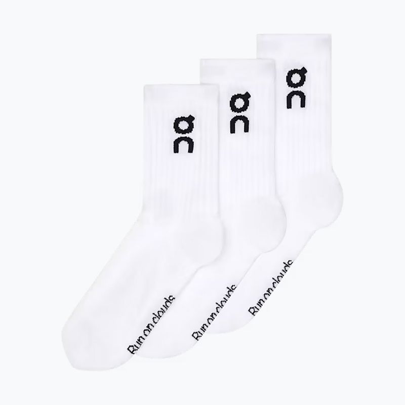 Socken On Logo High 3 Paar white