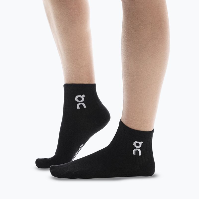 Socken On Logo Sock Mid 3 Paar black 5
