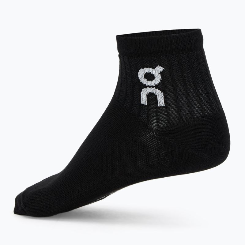 Socken On Running Logo Sock Mid 3 Paar black 2