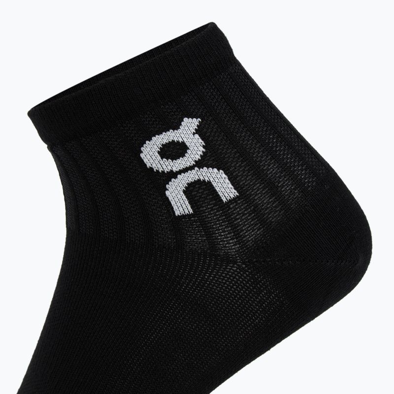 Socken On Running Logo Sock Mid 3 Paar black 4