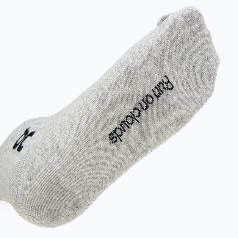Socken On Running Logo Sock Mid 3 Paar heather gray 3