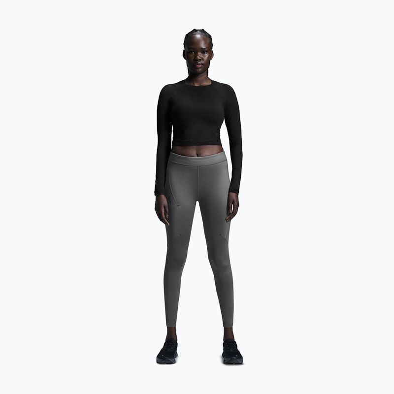 Damen-Trainings-Longsleeve On Running Studio Long-T Crop black 2