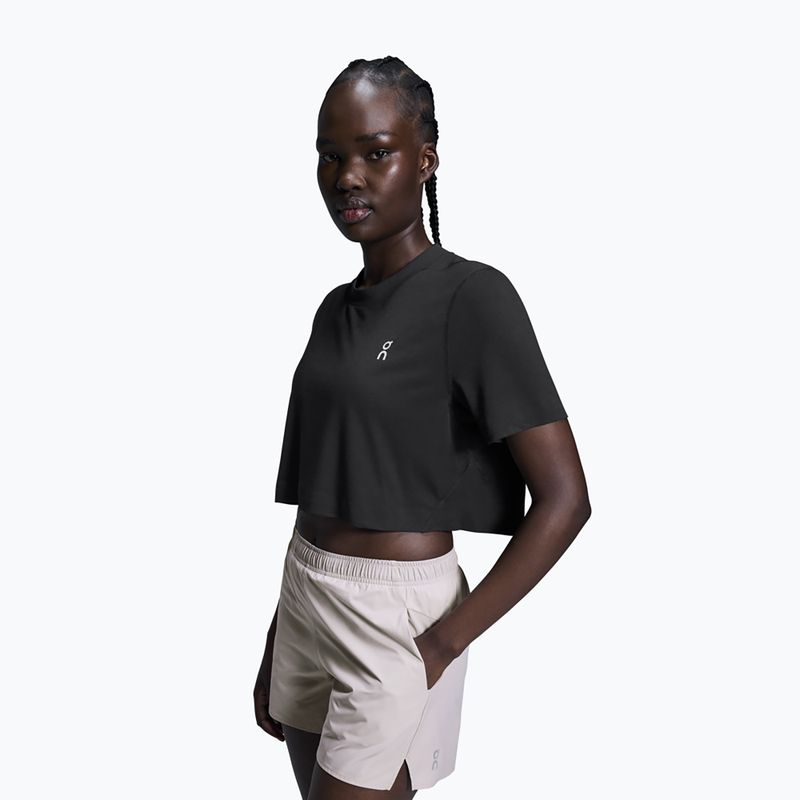 Damen-Trainings-T-Shirt On Train-T Crop black 4