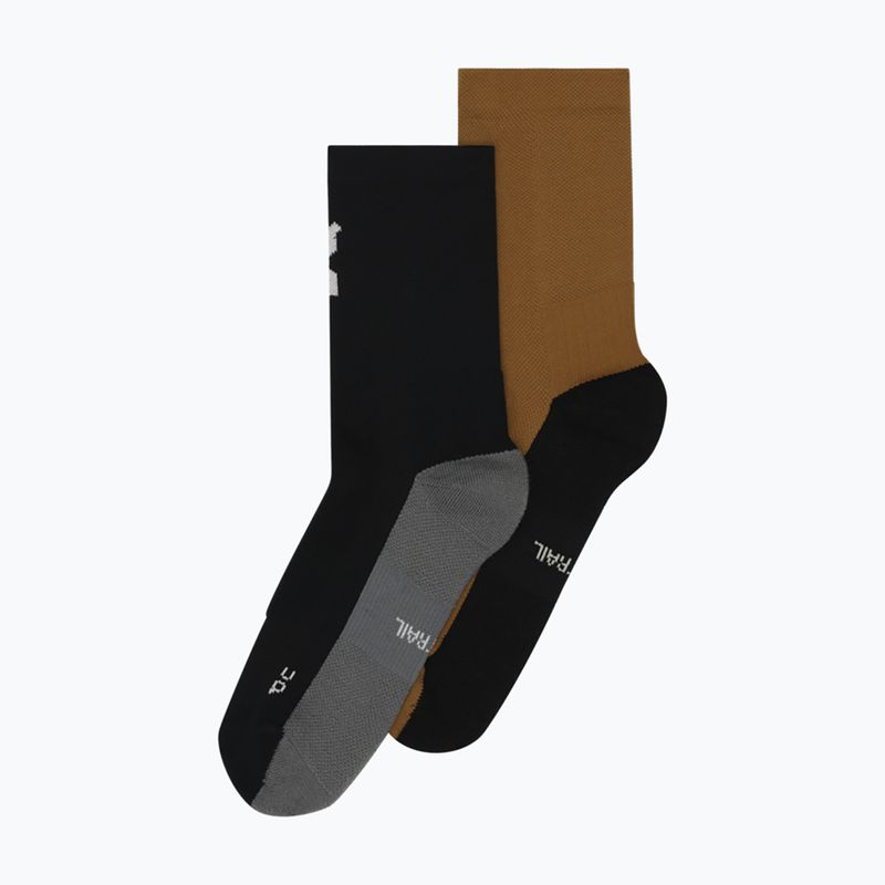 Socken On Trail High 2 pairs black/sphinx