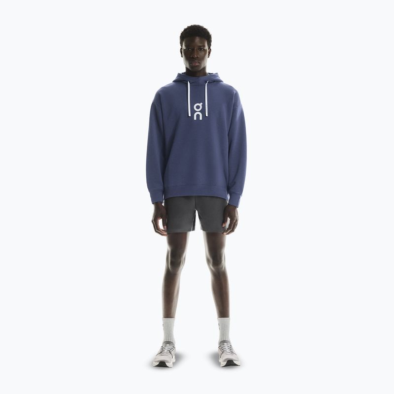 Herrenpullover On Running Club Hoodie Acai 2