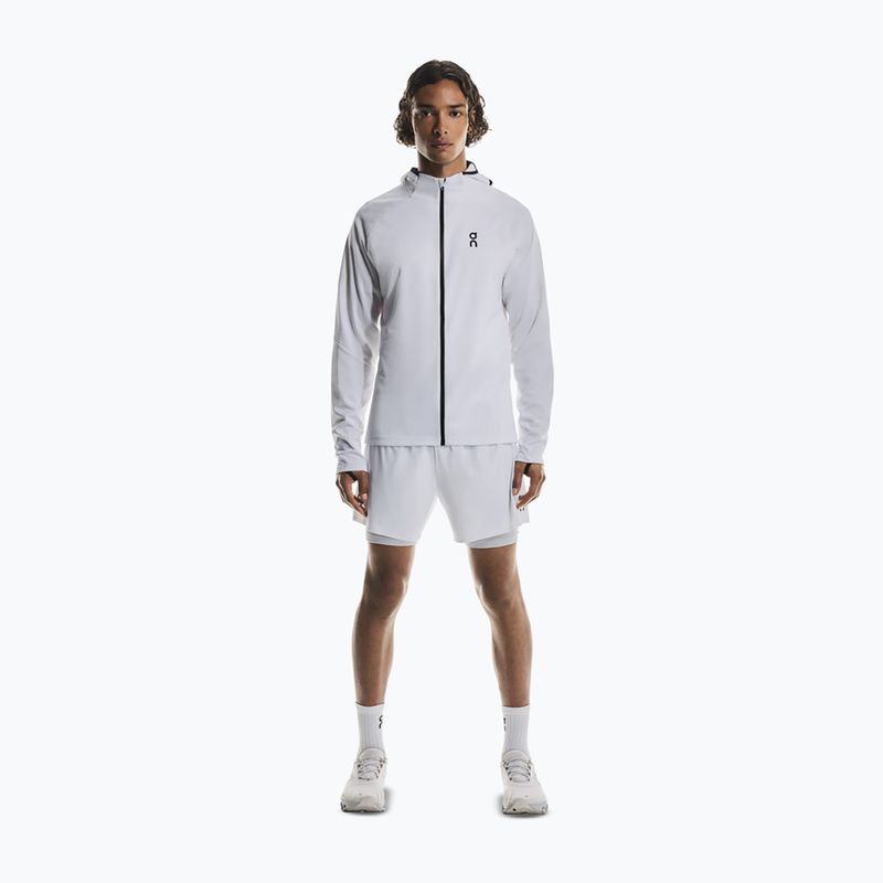 Herren-Lauf-Hoodie On Climate Zip Hoodie white 2