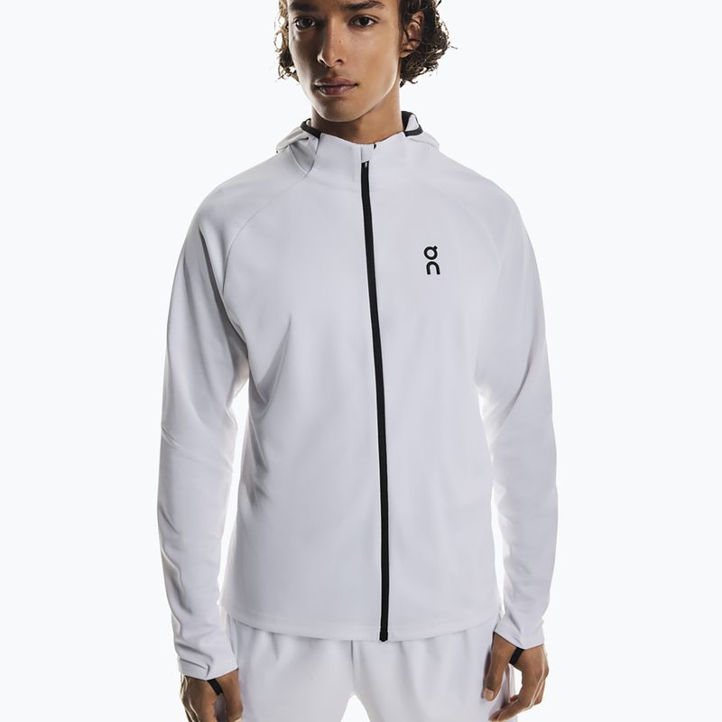 Herren-Lauf-Hoodie On Climate Zip Hoodie white 3