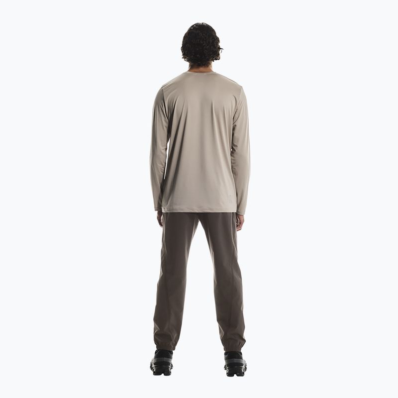 Men's On Core Long-T ungefärbt-weißes Lauf-Longsleeve 3