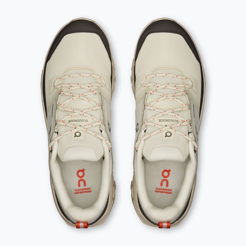 Herren Wanderschuhe On Cloudrock Low Waterproof elfenbein/elfenbein 13