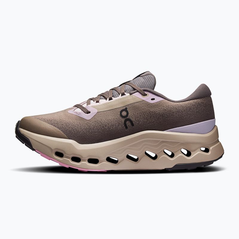 Damen Laufschuhe On Cloudsurfer Trail 2 Waterproof cinder/desert 9