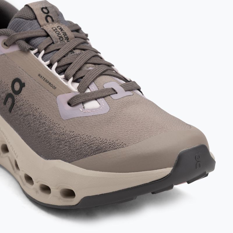 Damen Laufschuhe On Cloudsurfer Trail 2 Waterproof cinder/desert 7