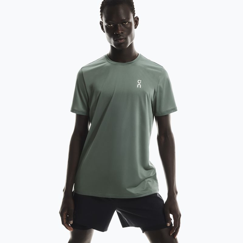 Herren-Laufshirt On Running Core-T olive 4