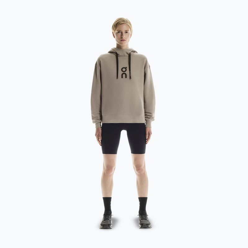 Damenpullover On Running Club Hoodie desert 2