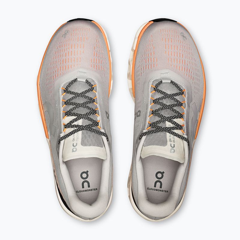 Herren On Running Cloudmonster 2 glacier/tangerine Laufschuhe 6