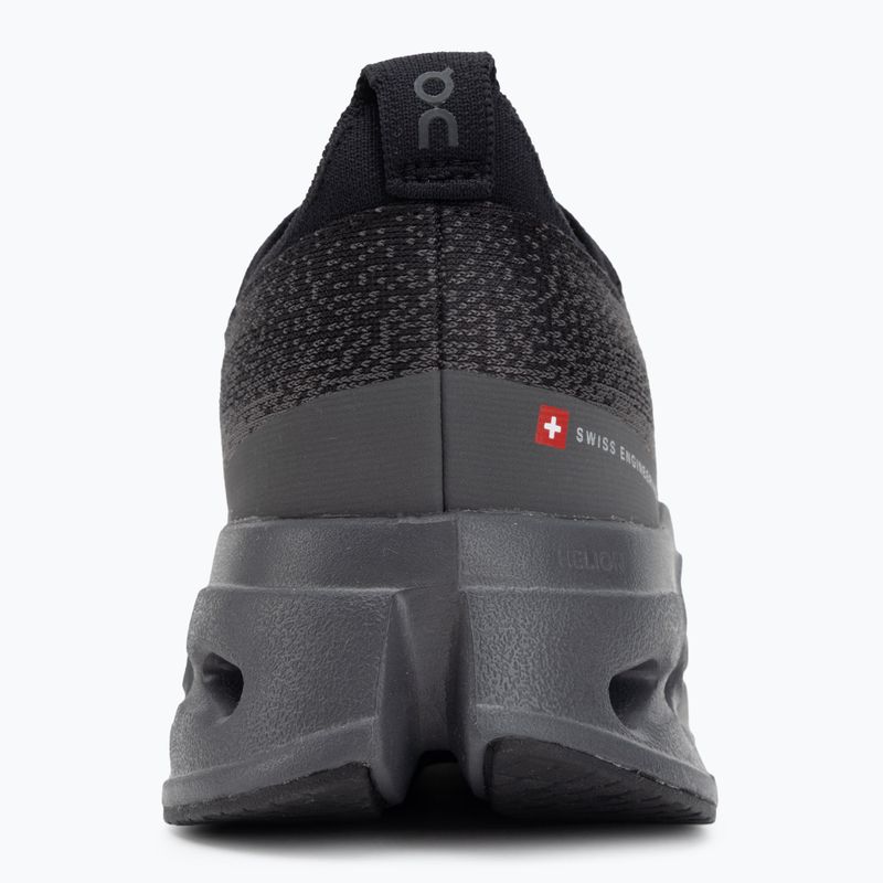 Herren On Cloudsurfer Max schwarz/eclipse Laufschuhe 6