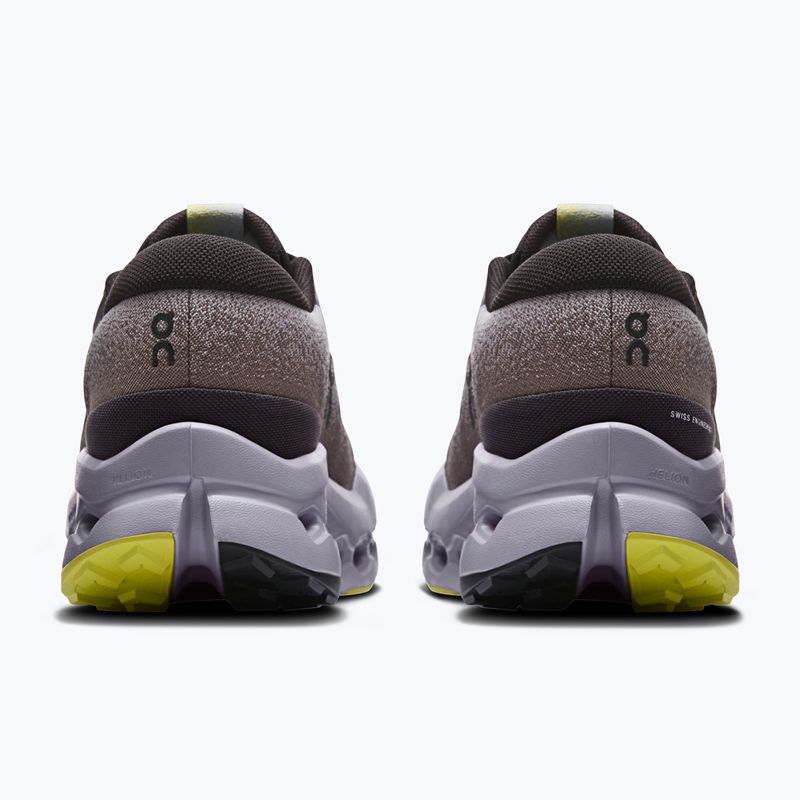 Damen-Laufschuhe On Cloudsurfer Trail 2 Waterproof schwarz/lila 4