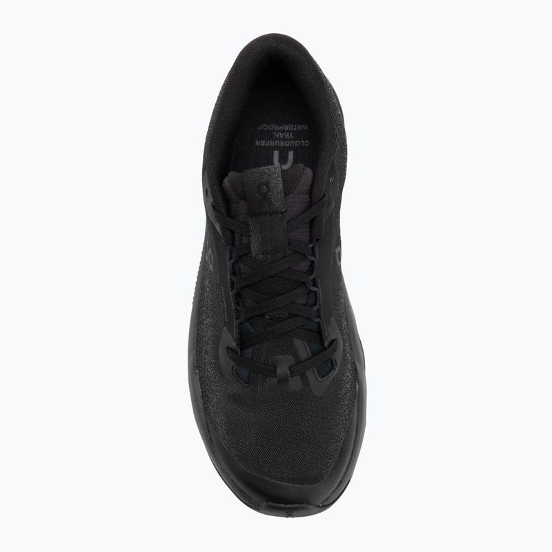 Damen-Laufschuhe On Cloudsurfer Trail 2 Waterproof schwarz/schwarz 5