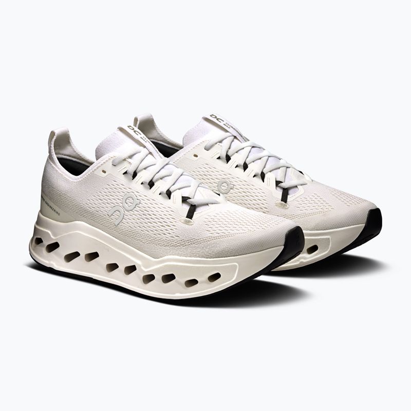 Herren On Cloudsurfer Max Wide weiß/weiß Laufschuhe 10