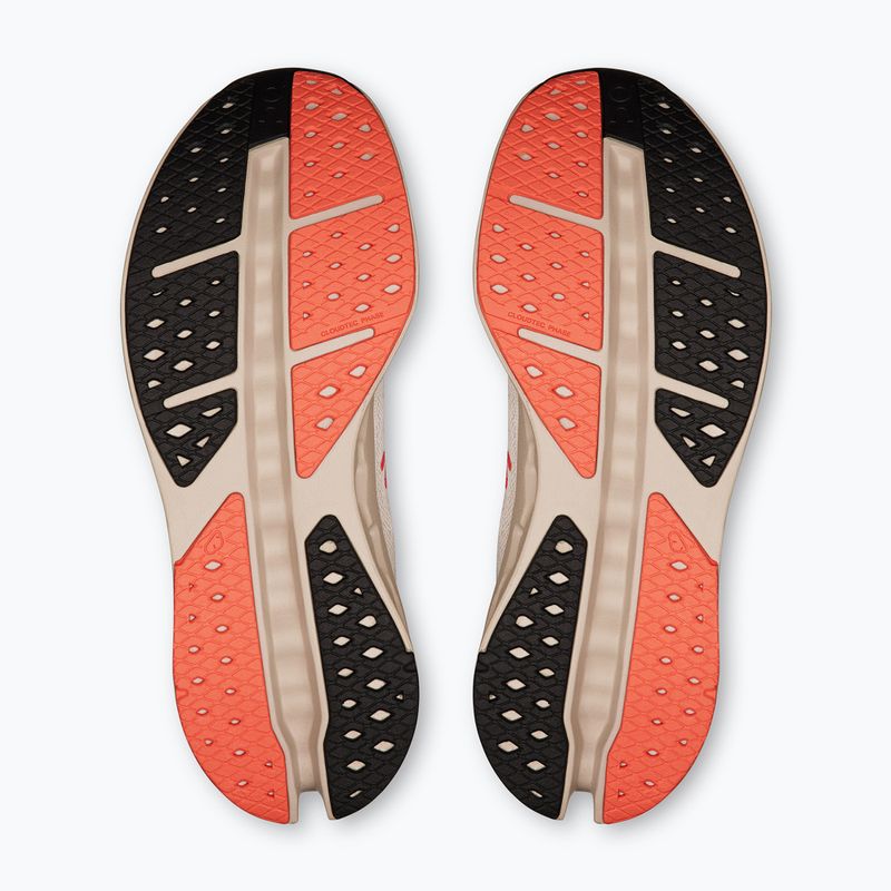 Herren On Cloudsurfer Max elfenbein/lachsfarben Laufschuhe 5