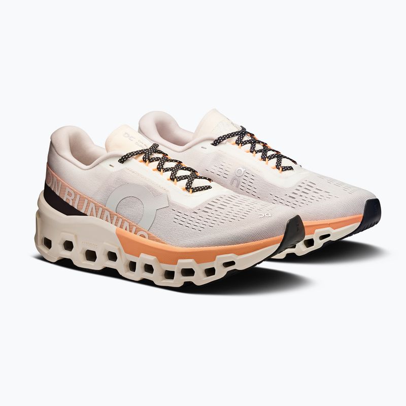 On Running Cloudmonster 2 Damen Laufschuhe elfenbein/tangerine 3