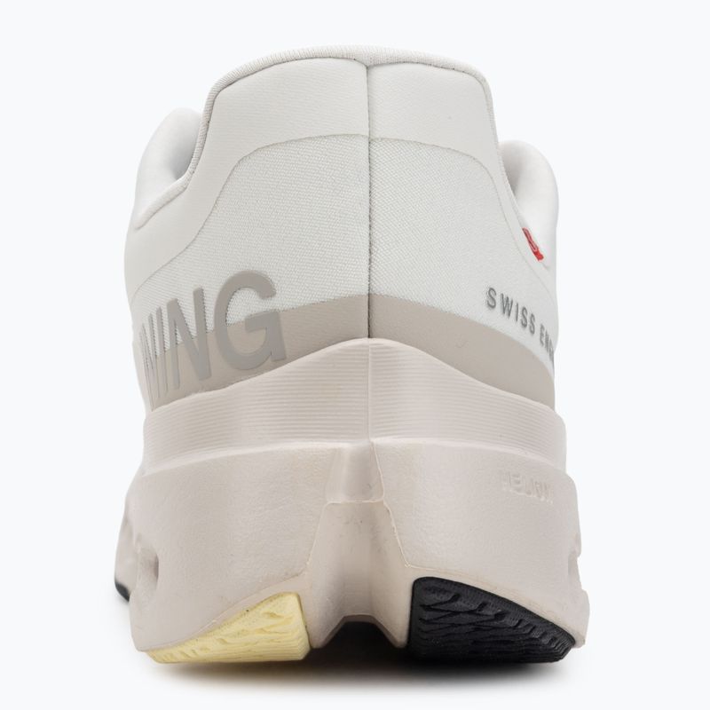 Herren On Cloudsurfer Next elfenbein/silberne Laufschuhe 6