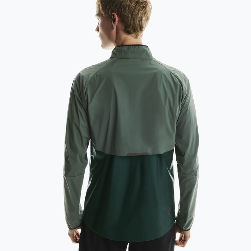 Men's On Weather spirulina/olive Laufjacke 5