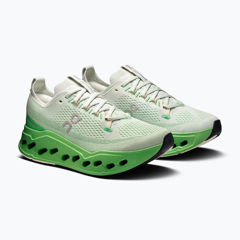 Damen Laufschuhe On Cloudsurfer Max mineral/honeydew 10