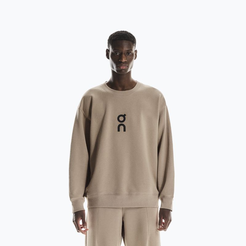 Herrenpullover On Running Club Crew desert