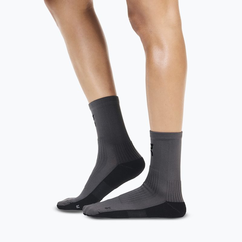 Socken On Trail High 2 pairs olive/eclise 4