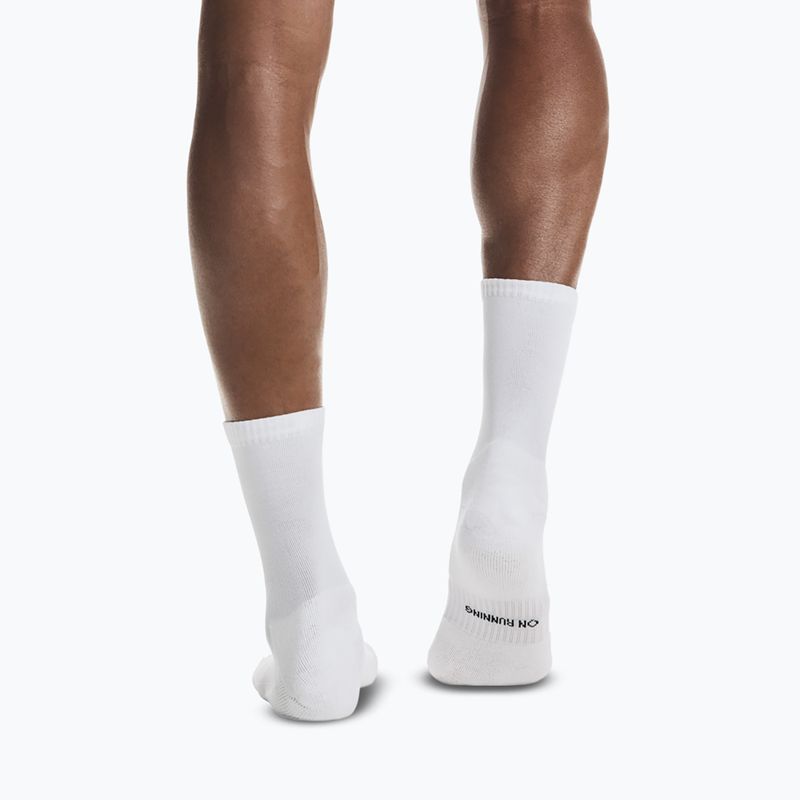 Laufsocken On Running Core Run High 2 Paar white 4