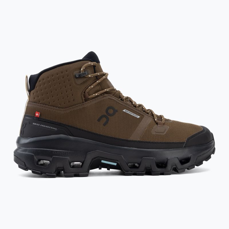 Herren-Wanderschuhe On Cloudrock Mid Waterproof earth/black 2