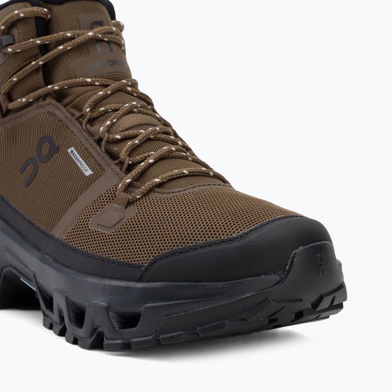 Herren-Wanderschuhe On Cloudrock Mid Waterproof earth/black 7