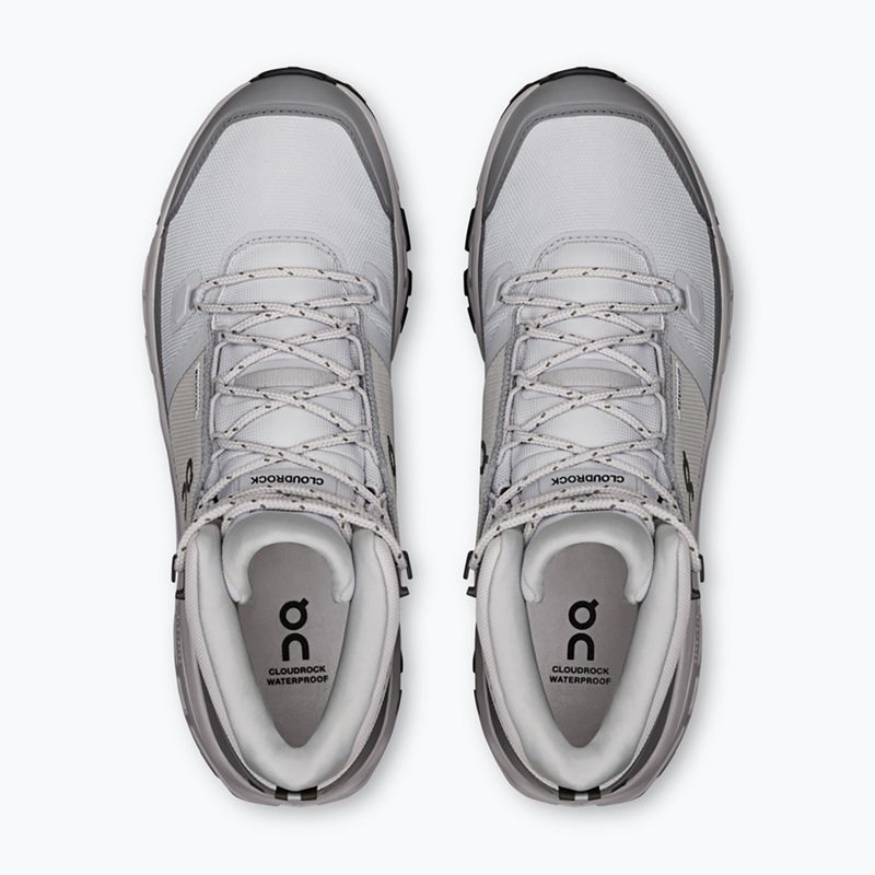 Herren-Wanderschuhe On Cloudrock Mid Waterproof glacier/alloy 3