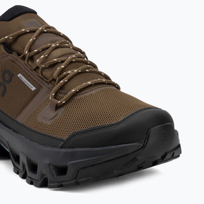 Herrenschuhe On Cloudrock Low Waterproof earth/black 7