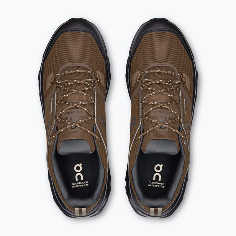 Herren-Wanderschuhe On Cloudrock Low Waterproof earth/black 3