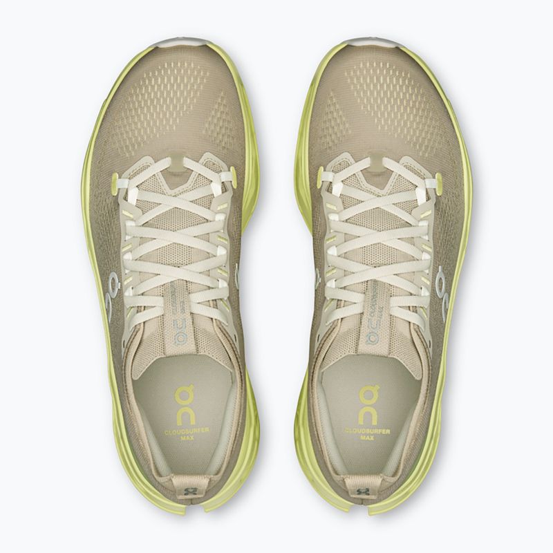 Herren-Laufschuhe On Cloudsurfer Max pelican/limelight 4